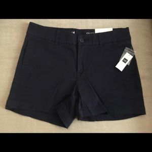 Women navy shorts